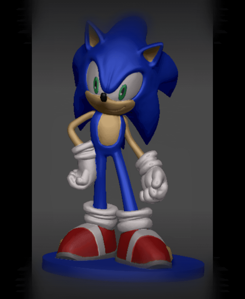 Sonic 3d model