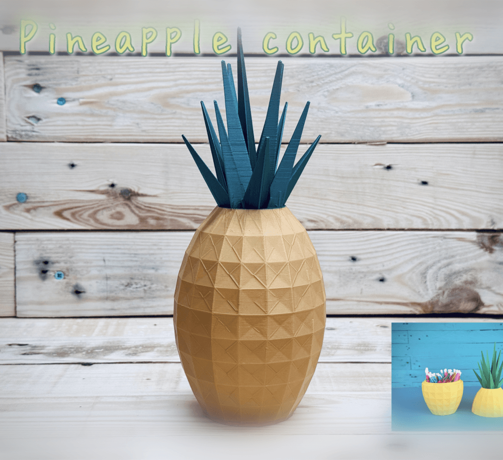 Pineapple Container 3d model