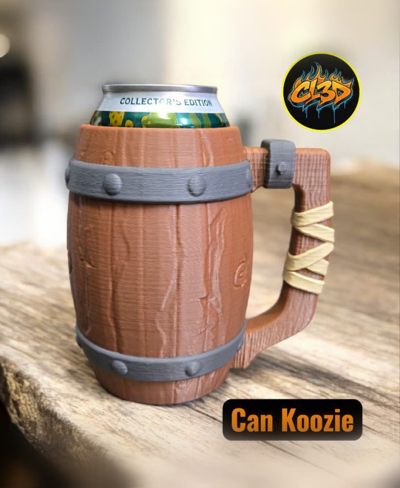 Medieval Tankard - Can Koozie 3d model