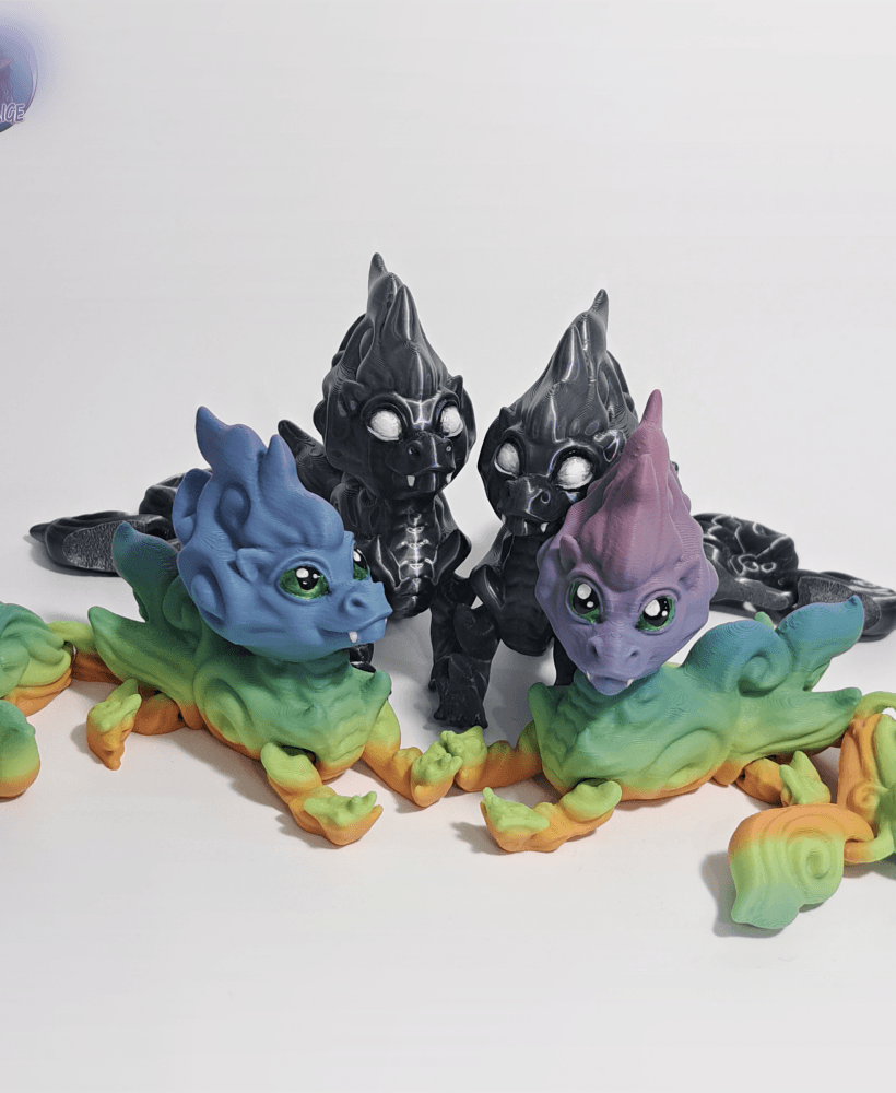 Baby Cloud Dragon 3d model