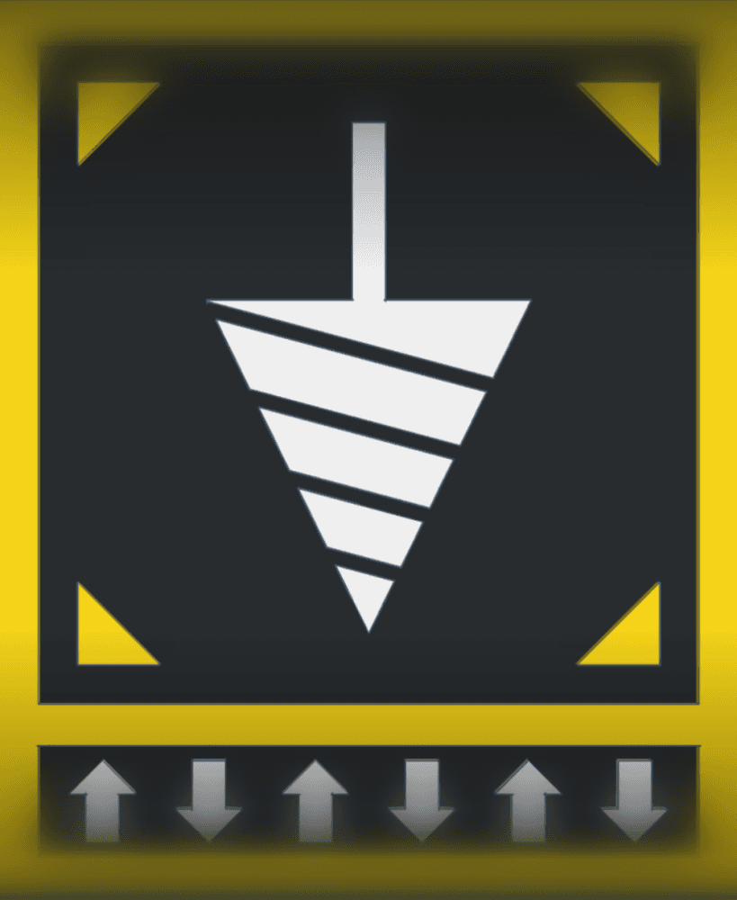 Helldivers 2 Stratagem Plaque (Tectonic Drill) 3d model