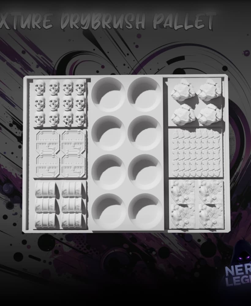 Texture Palette - Painting Accessory 3d model