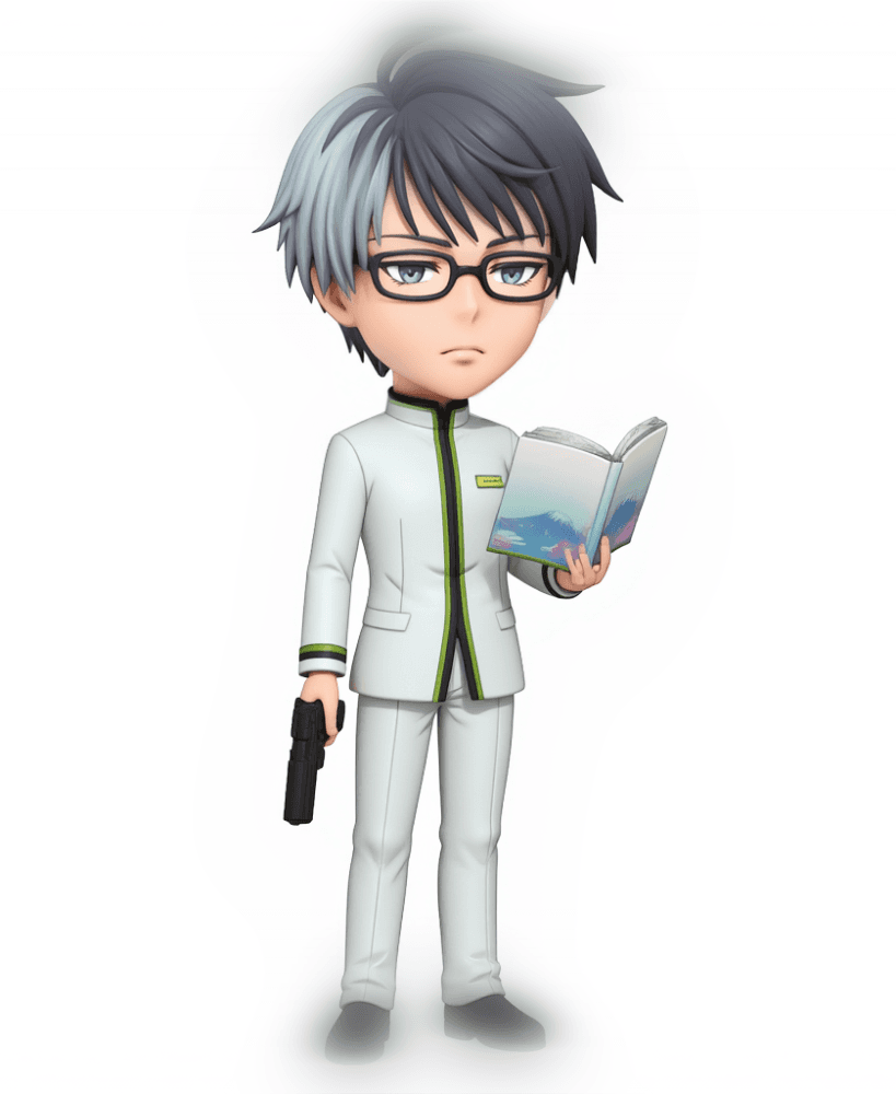 Juzo Ogami Chibi - Kill Blue Anime 3D Model 3d model