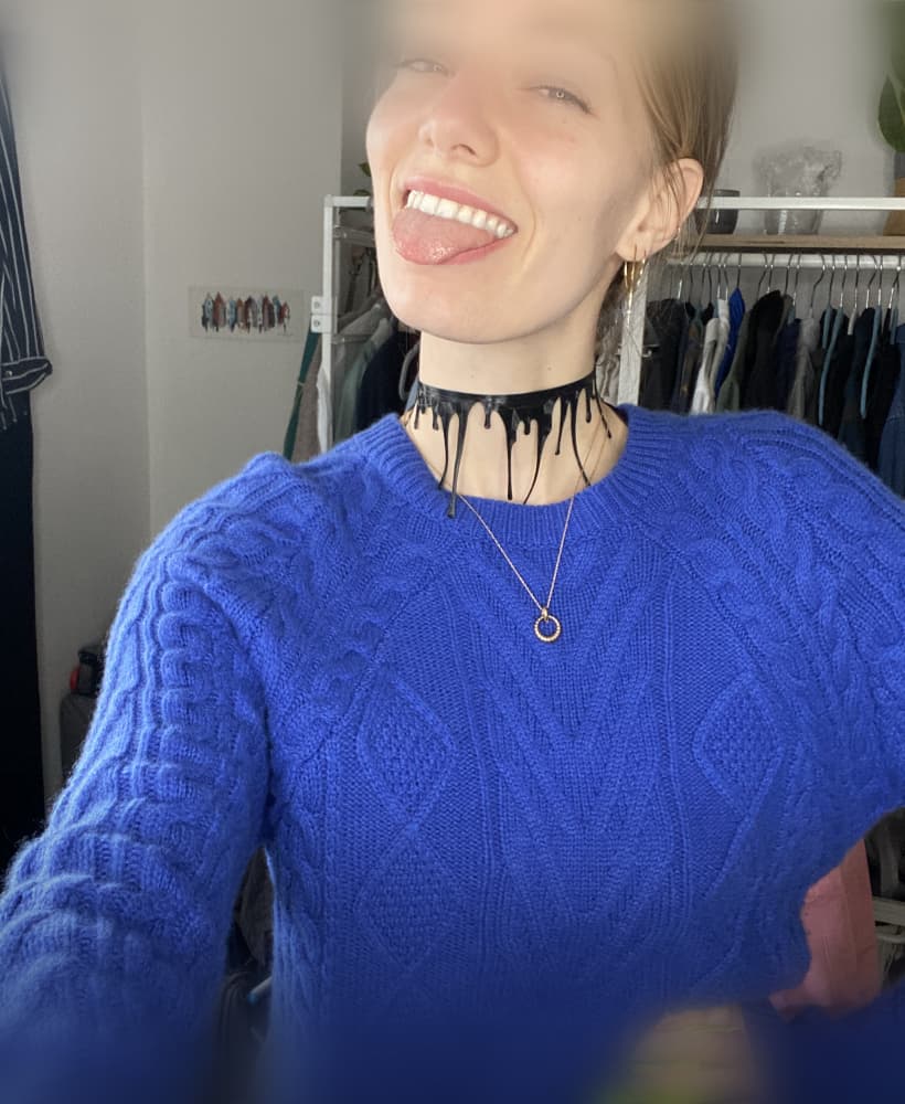 Drippy Choker – 3D-Printed Necklace 3d model