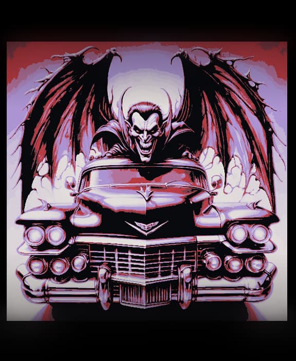 Crazycars are on the Loose! Vampire Valet is rolling the streets 3d model