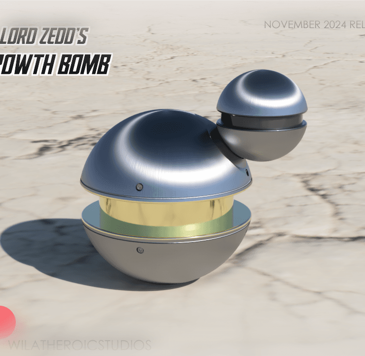 Lord Zedd's Growth Bomb 3d model