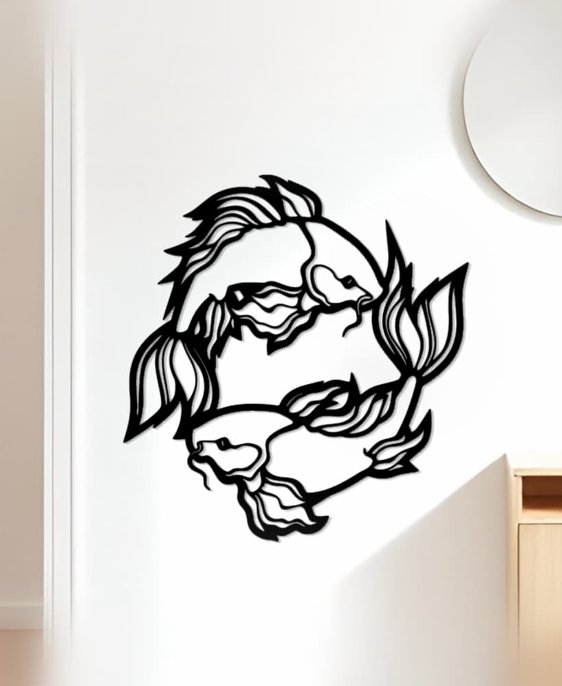 Fish Wall Art, Wall Decor, Home Decor 3d model