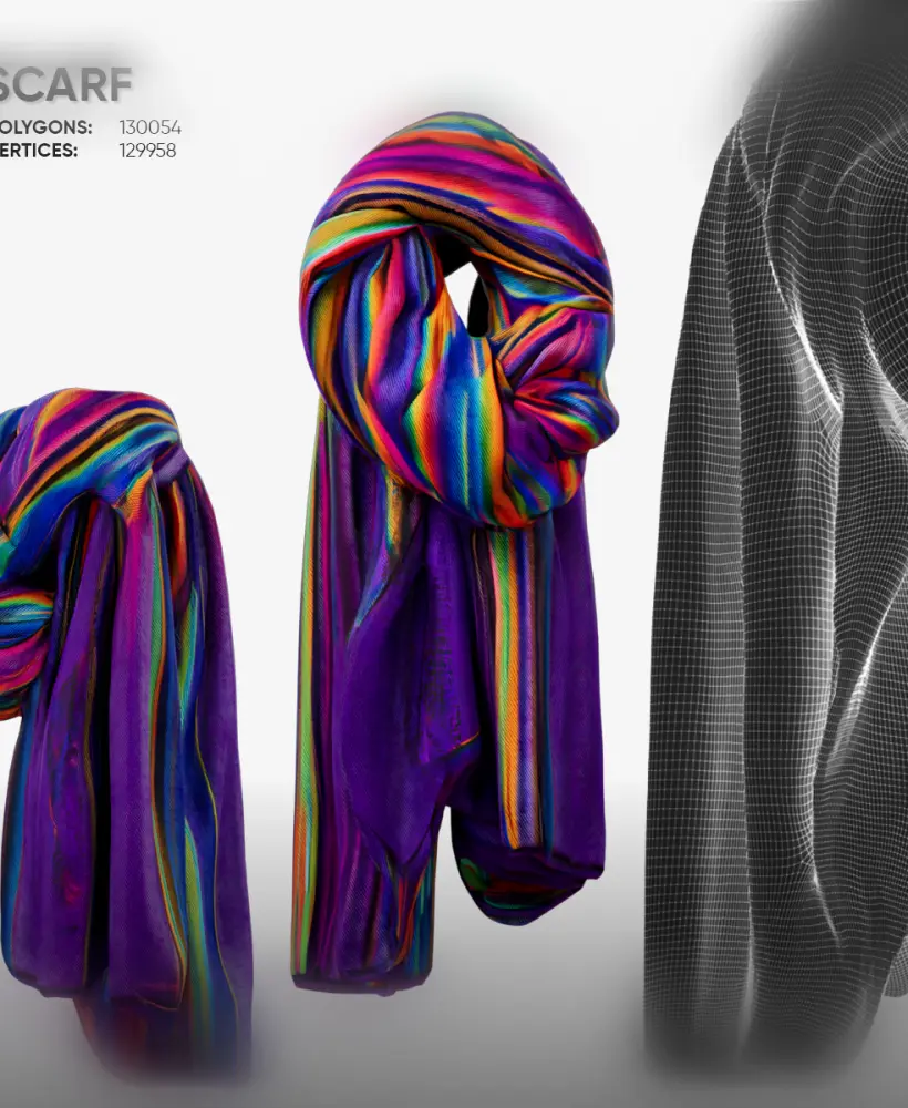 Scarf 3d model