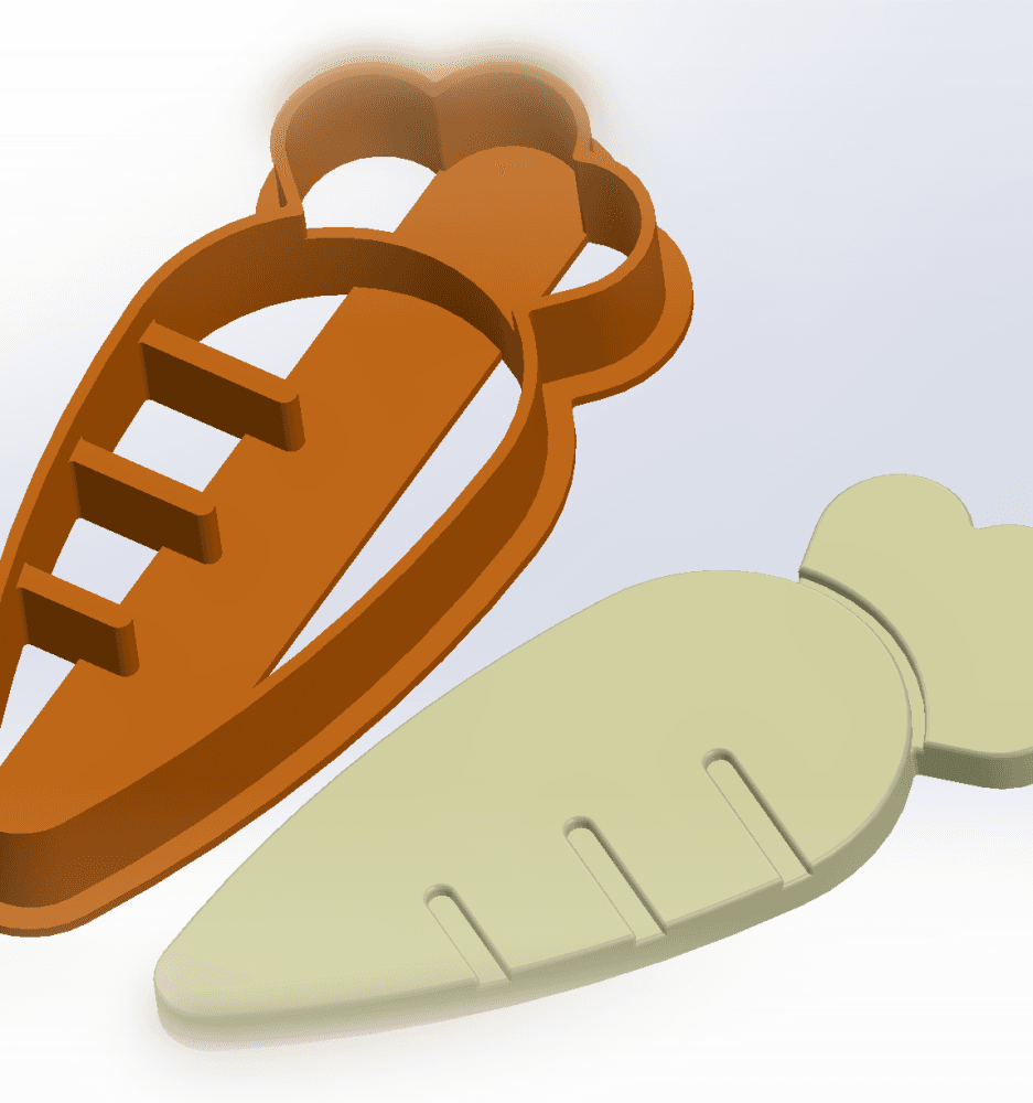 Veggie Cookie Cutter 3d model