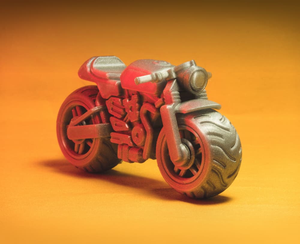 Cafe Racer Motorcycle - Print in place 3d model