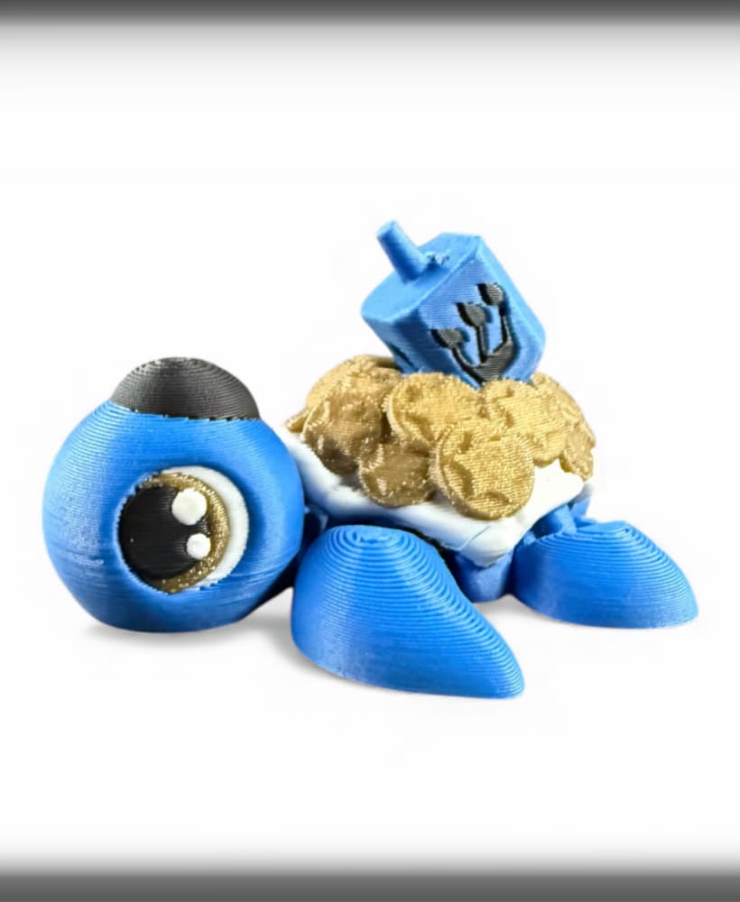 Hanukka Turtle 3d model