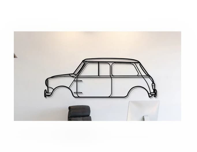 Mini Cooper - S 1965 Wall Art 3d model