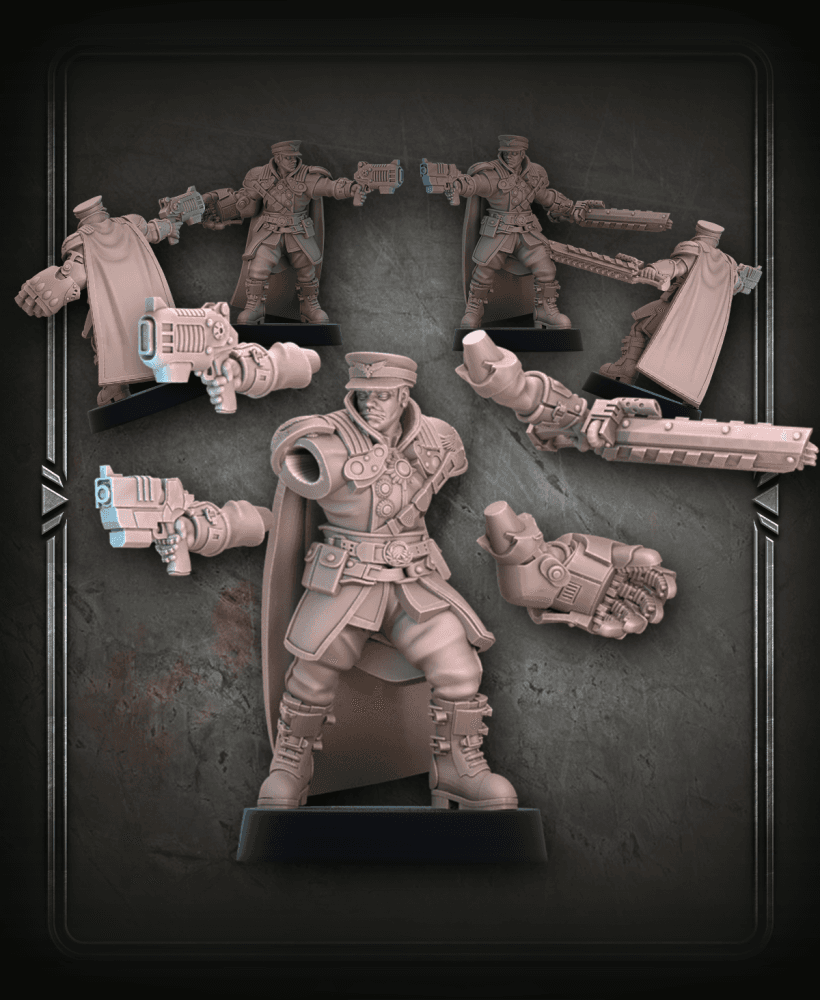 Iron Enforcer Warden - modular 3d model