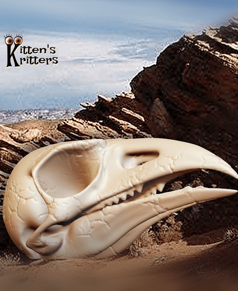 Prehistoric Bird Skull Desert Predator Home Decor 3d model