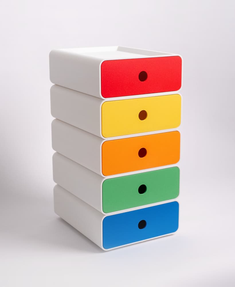 Modern Stackable Drawers 3d model
