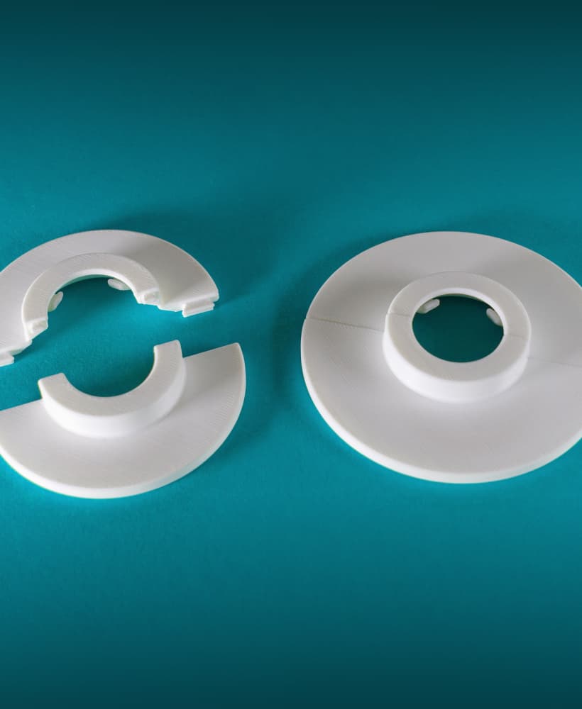 Pipe Collar - 22mm Escutcheon - Rosette Cover Ring 3d model