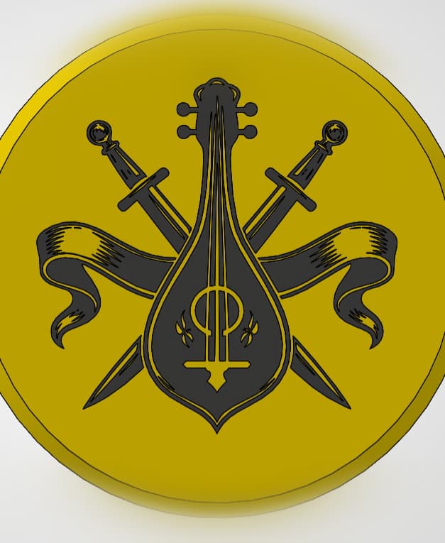 Bard Dice Container And Tray Threaded 3d model