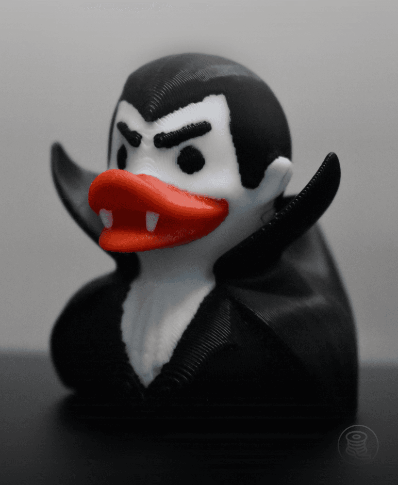 Halloween Vampire Duck 3d model