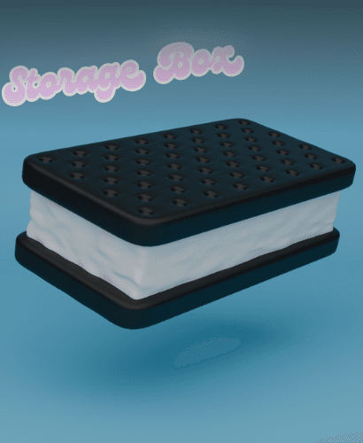 Ice Cream Sandwich Storage Box 3d model