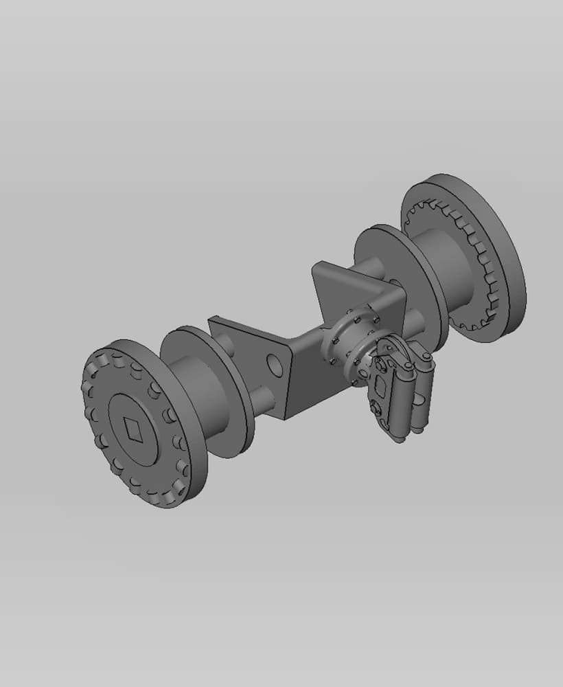 Northwest 25D Fairlead drum set.stl 3d model