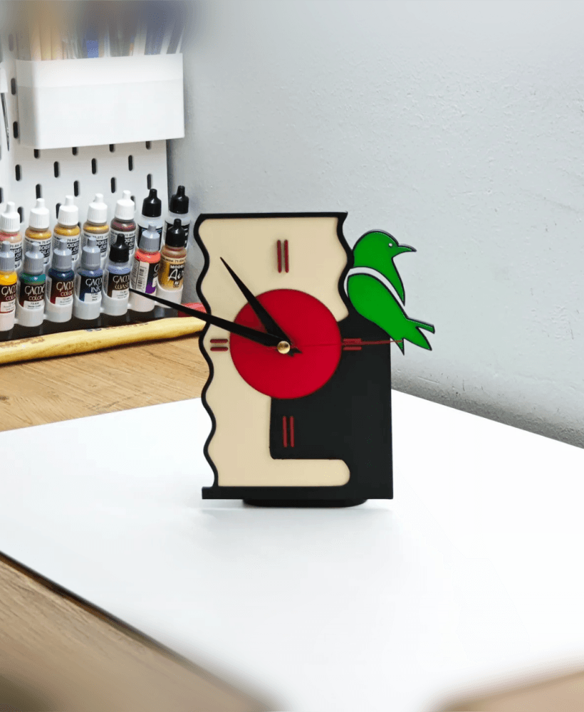 Bird Clock 3d model