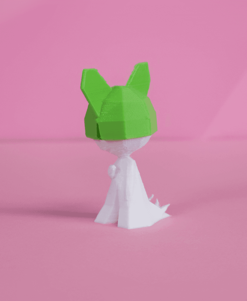 Ralts Low Poly Pokemon 3d model