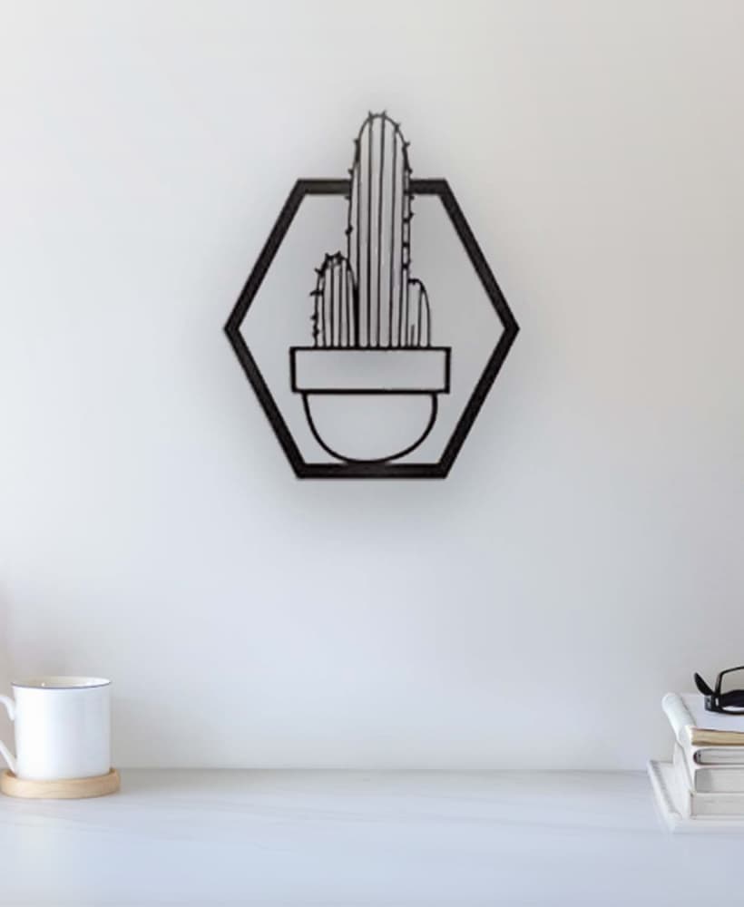Cactus Wall Art 3d model