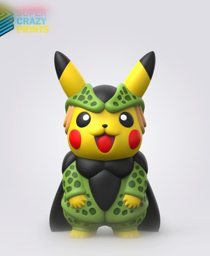 Pikachu Cell (Easy Print No Supports) 3d model