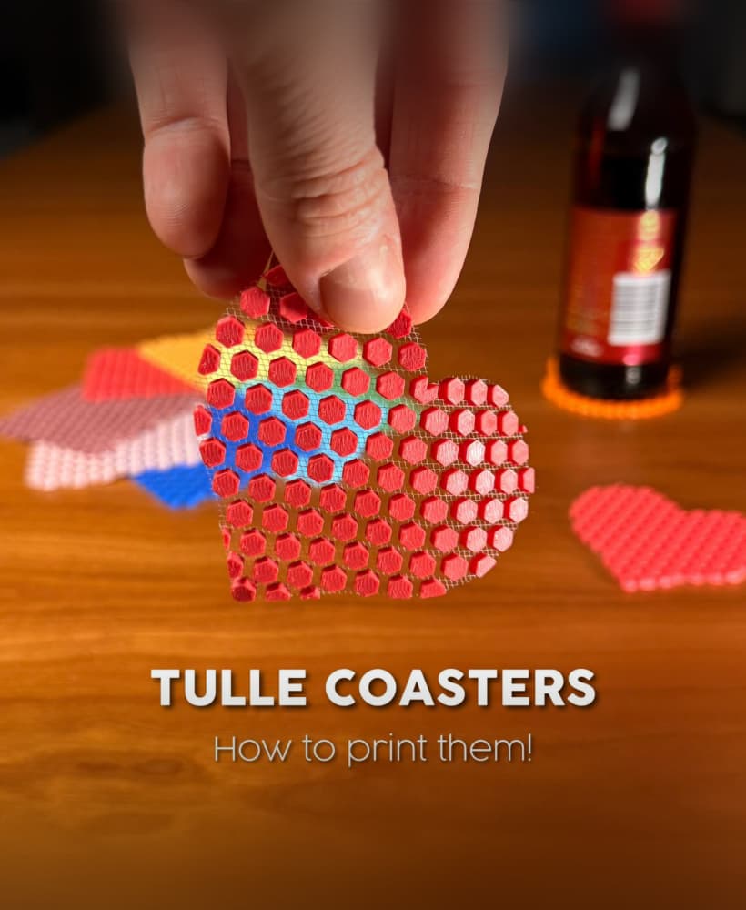 TULLE COASTERS | FABRIC + PLASTIC 3d model