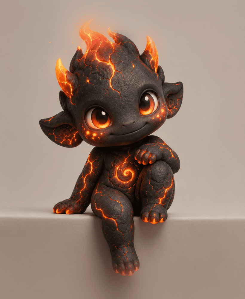 Ember Nookling Shelf-Sitter 3d model