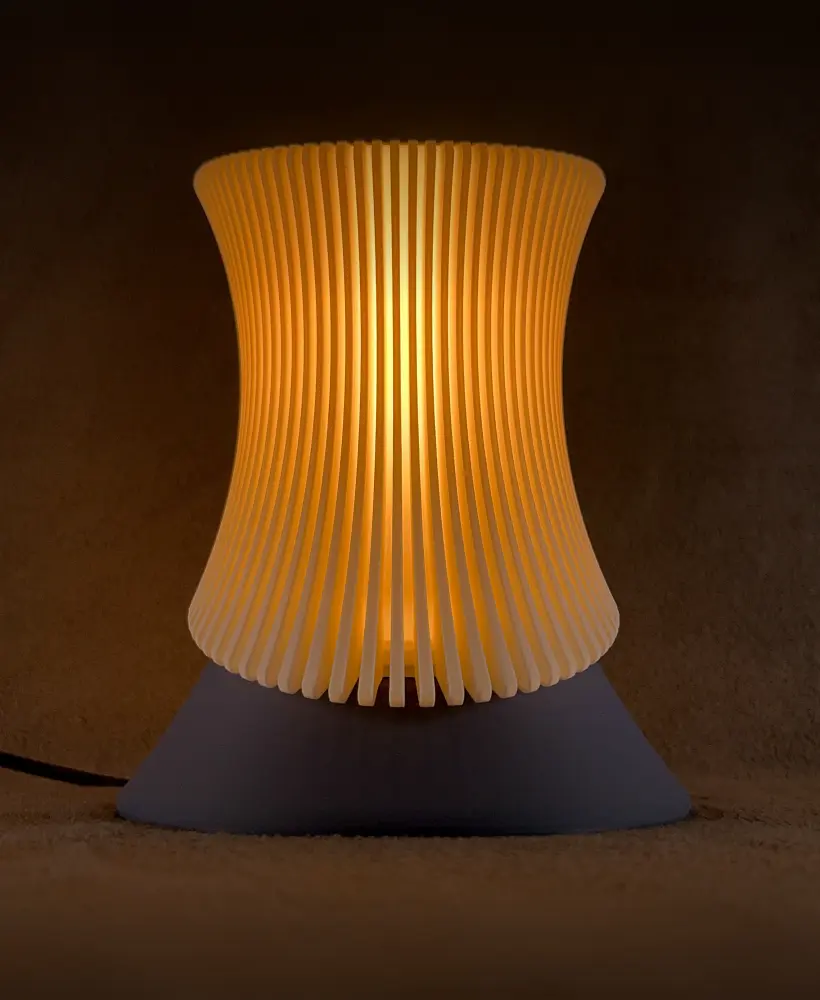 Venio - a futuristic table lamp 3d model