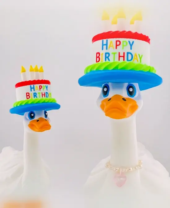 Cake Hat Goose Gear for Porch Goose 3d model
