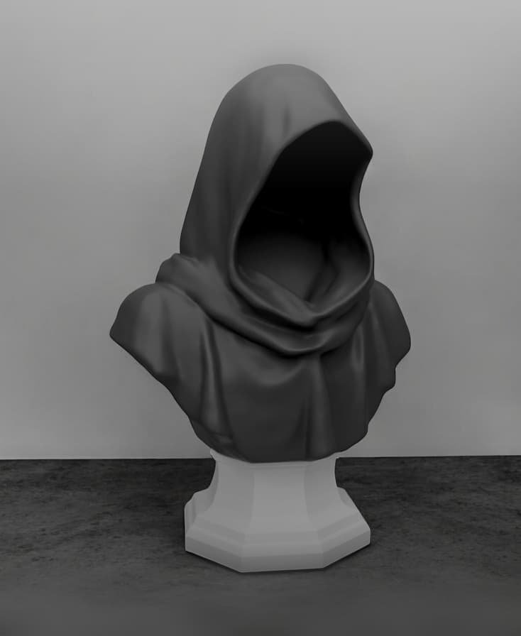 Shrouded Spirit Bust 3d model