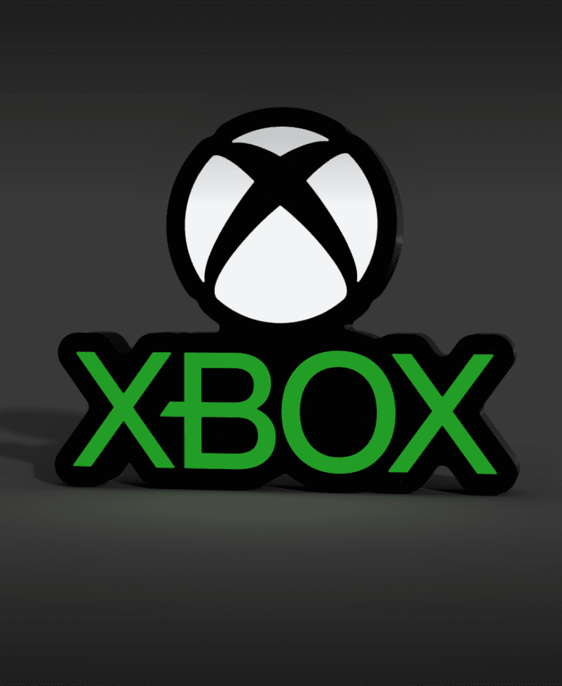 Xbox Remastered Lightbox LED Lamp 3d model