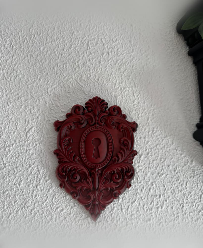 Secretum Victorian Gothic Wall Plaque 3d model