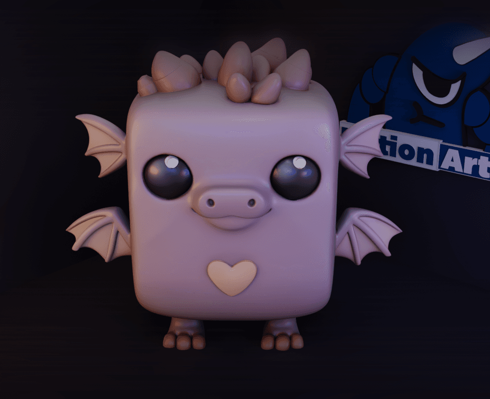 Dragão Cubo.stl 3d model