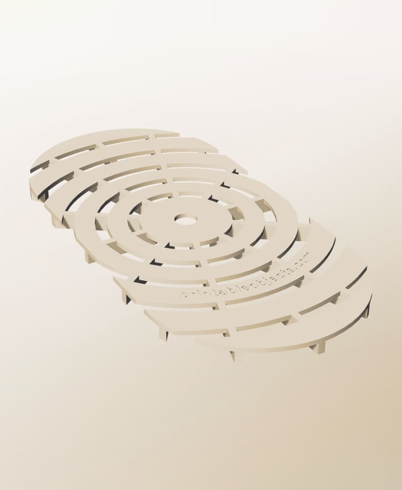 ADX96-7 Planter Drainer - Stand Mesh Screen Insert for Plant Pot 3d model