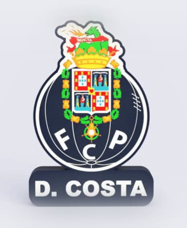 F.C. Porto Sign - LED Strip Compatible 3d model