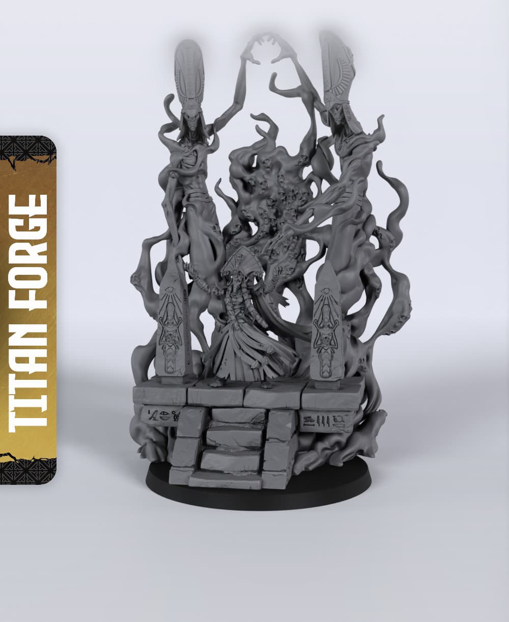 Casket of Phatep - With Free Dragon - 5e DnD Inspired for RPG and Wargamers 3d model