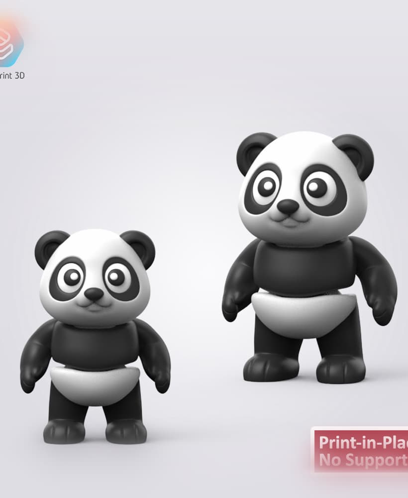 Flexi Panda 3d model