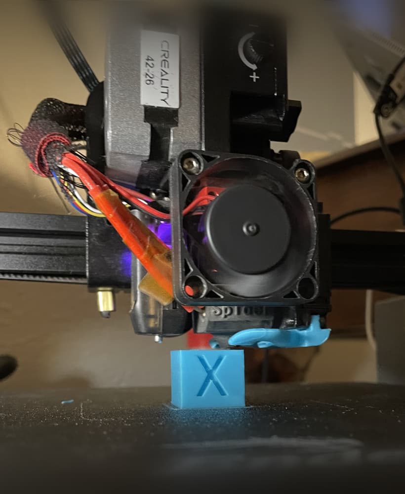 Creality E Fit Spider hotend fan duct 3d model