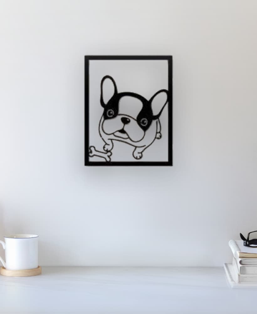 Dog Wall Art 3d model