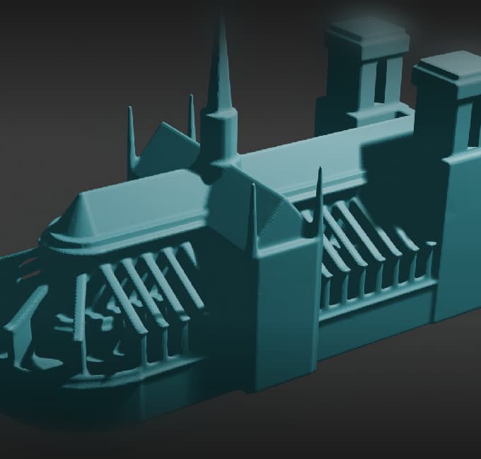 Notre-Dame de Paris 3d model