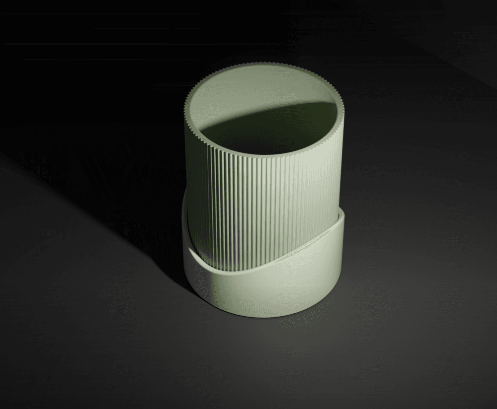 Planter - Cylinder Version 3d model