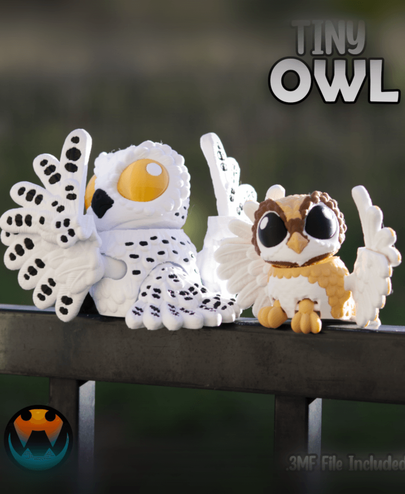 Tiny Owl 3d model