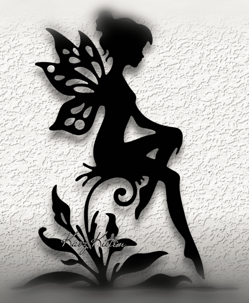 forest fairy sprite garde wall art home decorant.stl 3d model