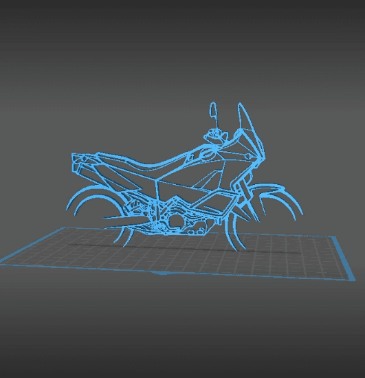 KTM - 990 Adventure Wall Art 3d model
