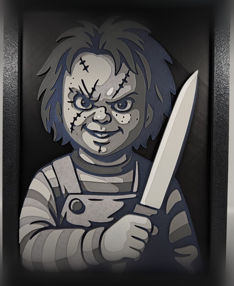 Halloween in Layers - Horror Legends: Chucky 3d model