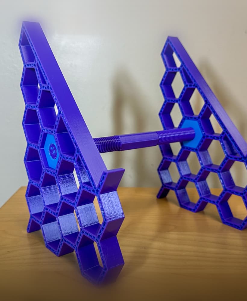 Honeycomb Laptop Stand 3d model