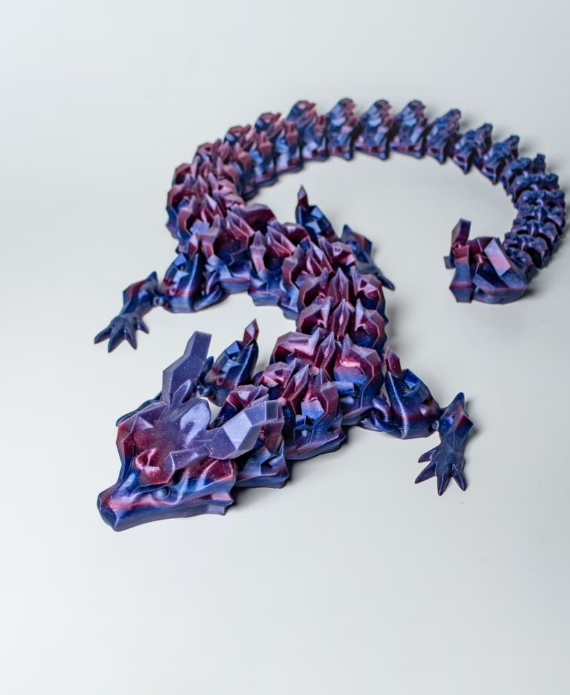 Pyrite Dragon - Articulated Dragon 3d model